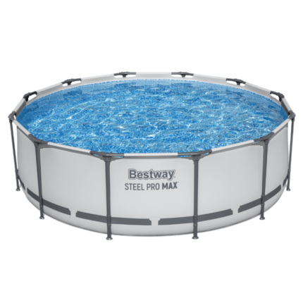 Piscine Bestway tubulaire ronde Steel Pro Max Standard - Ø 366 x H 100 cm (Filtre à cartouche)